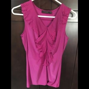 The Limited Pink polyester sleeveless top